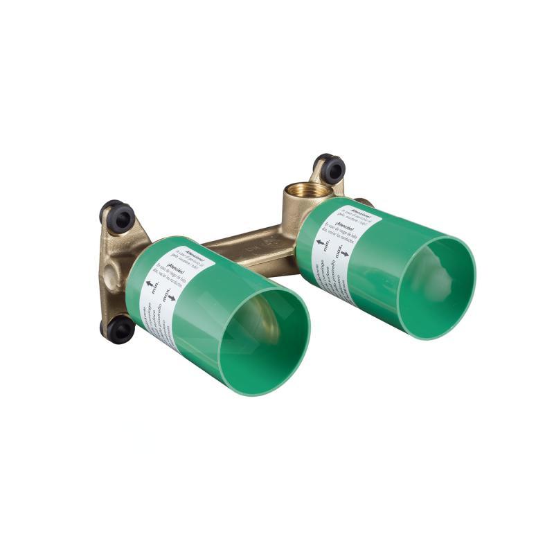 Set - Hansgrohe Talis S Páková umyvadlová baterie, chrom 72110000 + 13622180 + NIT150